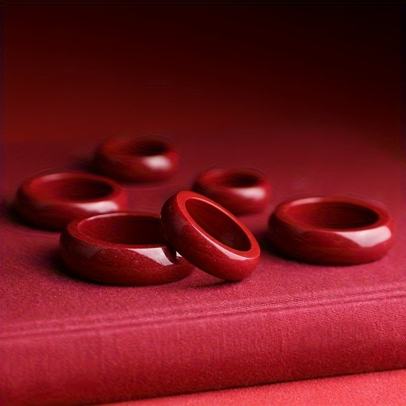 Cinnabar Ring Set with Low Cinnabar Content